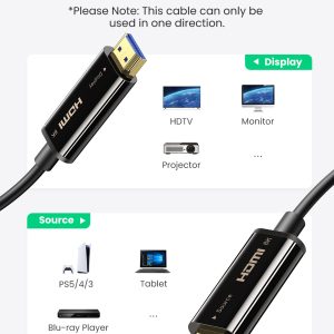 Cáp HDMI Quang UGREEN HD141 - 8K@60Hz, HDR 12 Cáp HDMI Quang UGREEN HD141 - 8K@60Hz, HDR