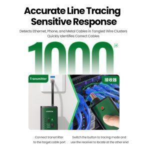 Bộ Test Mạng UGREEN NW167 kiểm tra mạng, dò lỗi dây 10951 10 Bộ Test Mạng UGREEN NW167 kiểm tra mạng, dò lỗi dây 10951