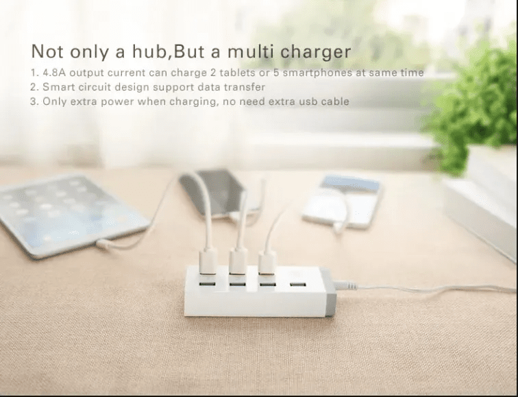 Bộ Chia USB 3.0 7 Cổng Ugreen 20296 4 Bộ Chia USB 3.0 7 Cổng Ugreen 20296 - Hình ảnh 4