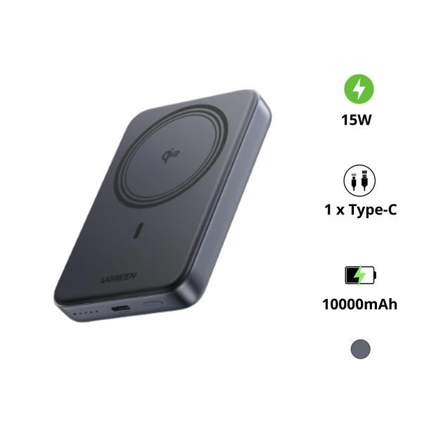 Pin Sạc Dự Phòng Không Dây Magnetic 10000mAh Ugreen 55135B