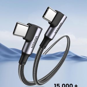 Ugreen US335 - Cáp Type C Vuông Góc Sạc Nhanh 100W