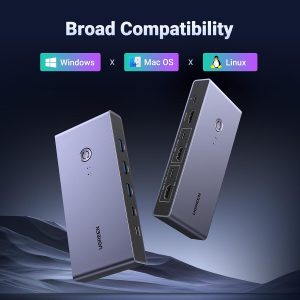 Bộ chuyển KVM HDMI Ugreen 8K60Hz 2 vào 1 ra Ugreen CM692 12 Bộ chuyển KVM HDMI Ugreen 8K60Hz 2 vào 1 ra Ugreen CM692