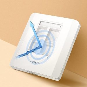 UGREEN 80443 mặt nạ mạng ốp tường 4 cổng