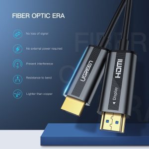 Cáp HDMI Quang UGREEN HD132 Hỗ trợ 4K@60Hz 15 Cáp HDMI Quang UGREEN HD132 Hỗ trợ 4K@60Hz