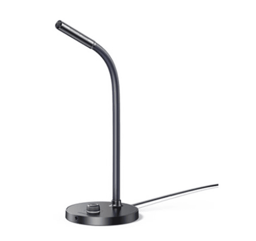 Micro USB để bàn Ugreen CM564 – Omnidirectional, 16bit/48kHz, Cổng tai nghe 3.5mm