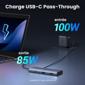 Hub chuyển đổi USB-C 7 trong 1 Ugreen 45379 CM639