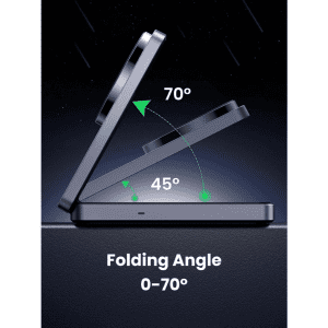 Đế sạc không dây từ tính 2 in 1 Ugreen W706