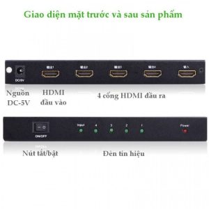 Bộ Chia HDMI 1 Ra 4 UGREEN 40202 – Hỗ Trợ Full HD, Tín Hiệu Ổn Định 22 Bộ Chia HDMI 1 Ra 4 UGREEN 40202 – Hỗ Trợ Full HD, Tín Hiệu Ổn Định