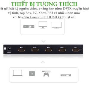 Bộ Chia HDMI 1 Ra 4 UGREEN 40202 – Hỗ Trợ Full HD, Tín Hiệu Ổn Định 21 Bộ Chia HDMI 1 Ra 4 UGREEN 40202 – Hỗ Trợ Full HD, Tín Hiệu Ổn Định