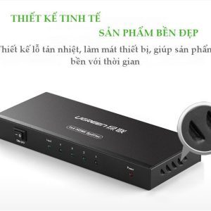 Bộ Chia HDMI 1 Ra 4 UGREEN 40202 – Hỗ Trợ Full HD, Tín Hiệu Ổn Định 20 Bộ Chia HDMI 1 Ra 4 UGREEN 40202 – Hỗ Trợ Full HD, Tín Hiệu Ổn Định