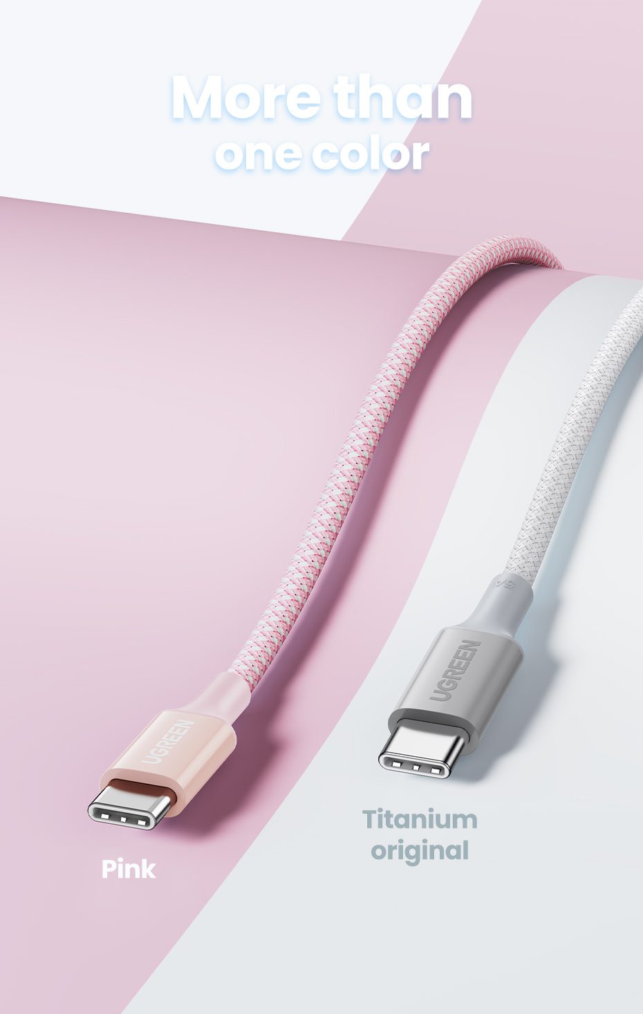 Cáp sạc nhanh C to C 100W Ugreen L502 dài 2m 6 Cáp sạc nhanh C to C 100W Ugreen L502 dài 2m - Hình ảnh 6