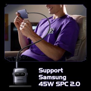 Củ sạc nhanh 3 cổng hình robot 2C1A 65W UGREEN X662 21 Củ sạc nhanh 3 cổng hình robot 2C1A 65W UGREEN X662