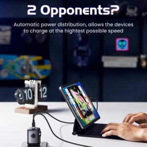 Củ sạc nhanh 3 cổng hình robot 2C1A 65W UGREEN X662 35 Củ sạc nhanh 3 cổng hình robot 2C1A 65W UGREEN X662