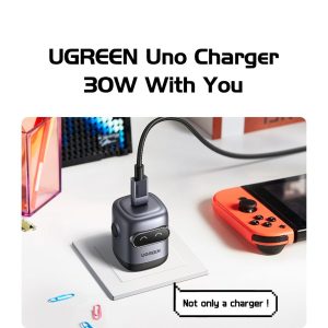 Củ sạc nhanh robot Type C 30W UGREEN X622