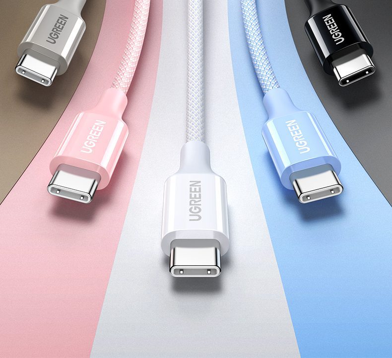Cáp sạc nhanh USB-C to USB-C PD 60W UGREEN L501 - Dài 2m 2 UGREEN L501 - Cáp Sạc Nhanh USB-C to USB-C PD 60W Dài 2m