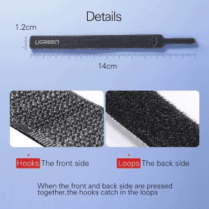 Dây dán gọn dây cáp Velcro UGREEN 50370P1 (1 cái)