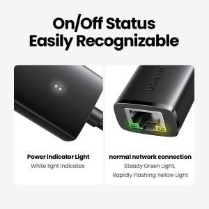 Bộ chuyển đổi USB 3.0 sang LAN 1.0Gbps UGREEN 15636