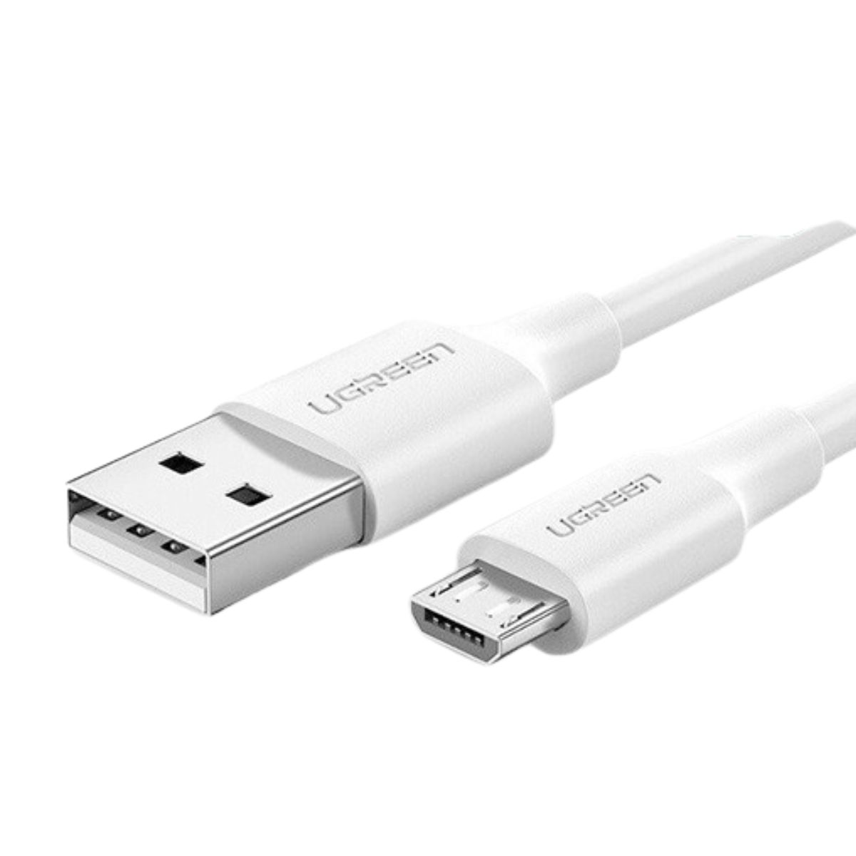 Cáp Sạc Nhanh Micro USB, Màu Trắng, Sạc Nhanh Truyền Dữ Liệu Ugreen US289