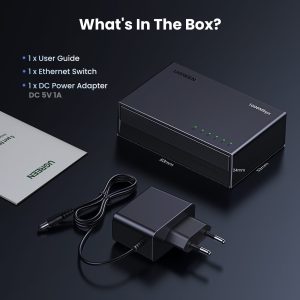 Switch mạng 5 cổng Gigabit UGREEN 35492EU