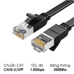 Cáp mạng  CAT 6 dẹt U/UTPchống nhiễu UGREEN NW101