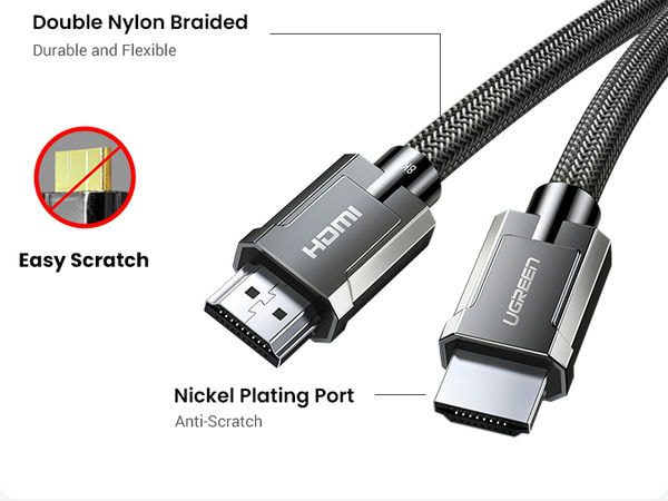 Cáp HDMI Ugreen 2.1: Trải nghiệm âm thanh, hình ảnh đỉnh cao 14 Cáp HDMI