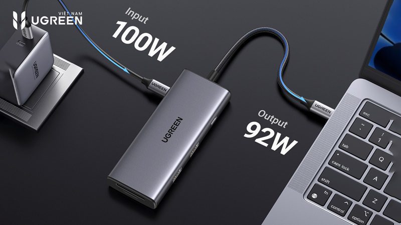 Cách chọn hub chuyển đổi phù hợp cho MacBook, Dell, HP 8 Hub chuyển đổi