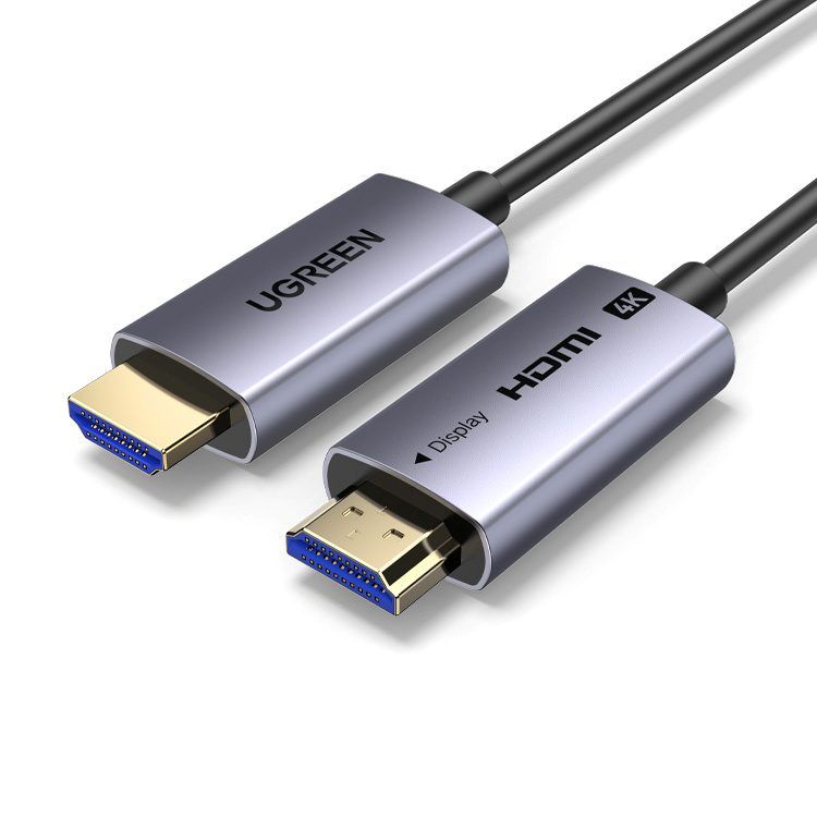 Cáp quang HDMI 4K@60Hz vỏ nhôm Ugreen HD178 3 Cáp quang HDMI 4K@60Hz vỏ nhôm Ugreen HD178 - Ảnh 3