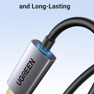Cáp quang HDMI 4K@60Hz vỏ nhôm Ugreen HD178 20 Cáp quang HDMI 4K@60Hz vỏ nhôm Ugreen HD178