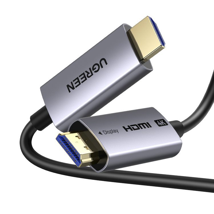 Cáp quang HDMI 4K@60Hz vỏ nhôm Ugreen HD178 5 Cáp quang HDMI 4K@60Hz vỏ nhôm Ugreen HD178 - Ảnh 5