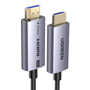 Cáp quang HDMI 4K@60Hz vỏ nhôm Ugreen HD178 15 Cáp quang HDMI 4K@60Hz vỏ nhôm Ugreen HD178