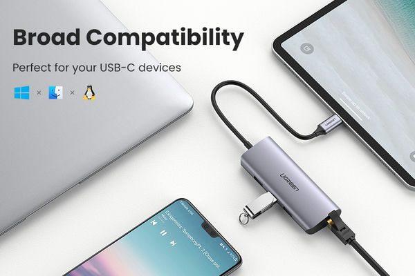 Hub chuyển đổi Ugreen – Vị cứu tinh cho laptop thiếu cổng 9 hub chuyển đổi