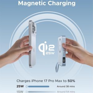 Pin sạc dự phòng từ tính 10000mAh kèm cáp UGREEN PB773