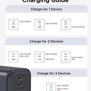 Củ sạc nhanh 1 cổng Type C 45W Ugreen 65155B