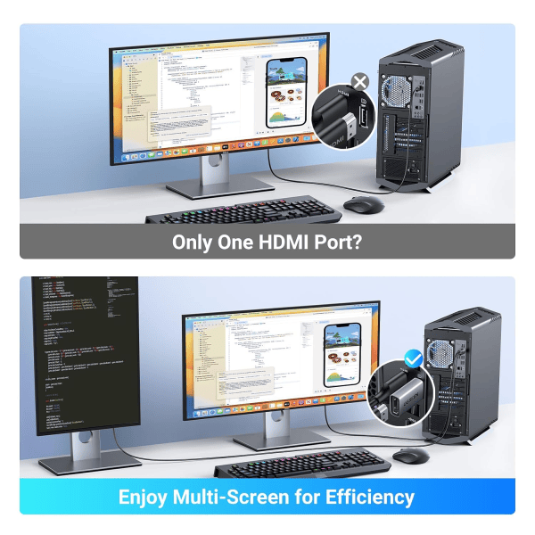 Đầu Chuyển DisplayPort Sang HDMI 4K Ugreen DP130 21 Tương thích thiết bị — Nguồn DisplayPort, đích HDMI