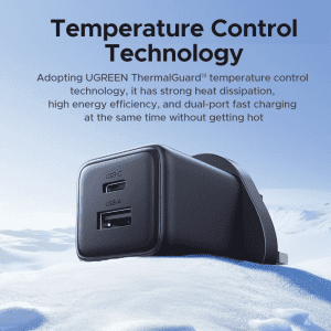 Củ sạc nhanh 2 cổng 1C1A 20W UGREEN 55533