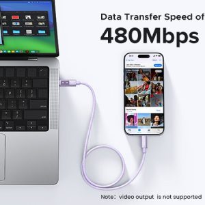 Cáp Sạc Nhanh 100W C to C Ugreen L509 Màu Tím