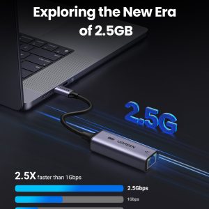 UGREEN 25051 - Bộ chuyển đổi USB sang LAN RJ45 2.5Gbs