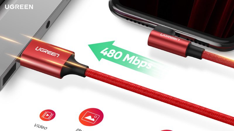 Cáp sạc nhanh Ugreen – Sức mạnh tốc độ cho thiết bị 5G 8 Cáp sạc nhanh