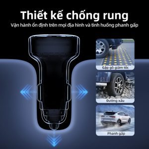 Tẩu sạc nhanh ô tô 3 cổng 2C1A 30W UGREEN 45843