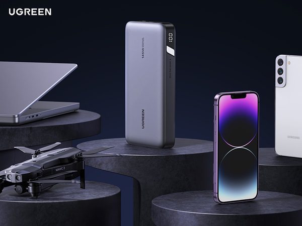 Pin sạc dự phòng Ugreen 20000mAh – Năng lượng cả ngày dài 11 Pin sạc dự phòng