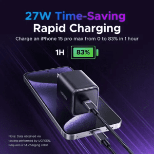 Củ sạc nhanh UGREEN 65050B 45W 1 cổng USB-C (Model X524)