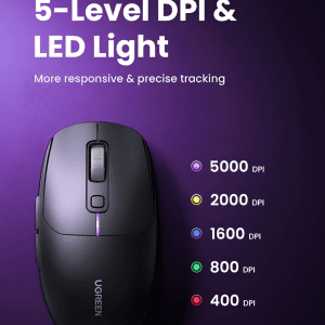 Chuột Gaming Không Dây UGREEN MU103 5000DPI