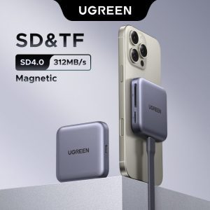 Đầu Đọc Thẻ UGREEN 65095 CM898 Type-C Magnetic 3in1