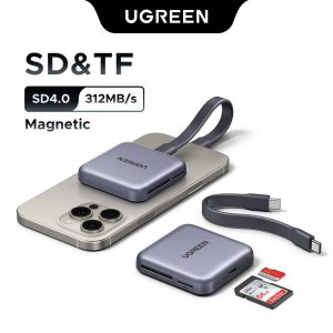 Đầu Đọc Thẻ UGREEN 65095 CM898 Type-C Magnetic 3in1