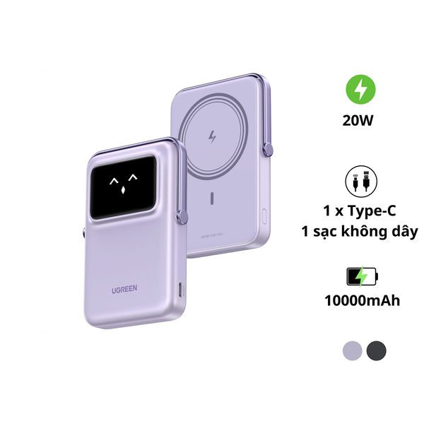 Pin sạc dự phòng không dây 10000mAh UGREEN PB764