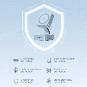 Đế sạc không dây 2 trong 1 MagFlow 25W Ugreen 55960