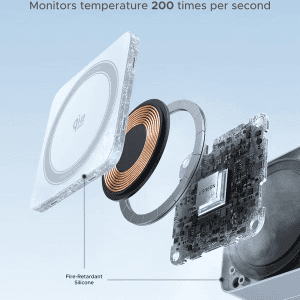 Đế sạc không dây 2 trong 1 MagFlow 25W Ugreen 55960