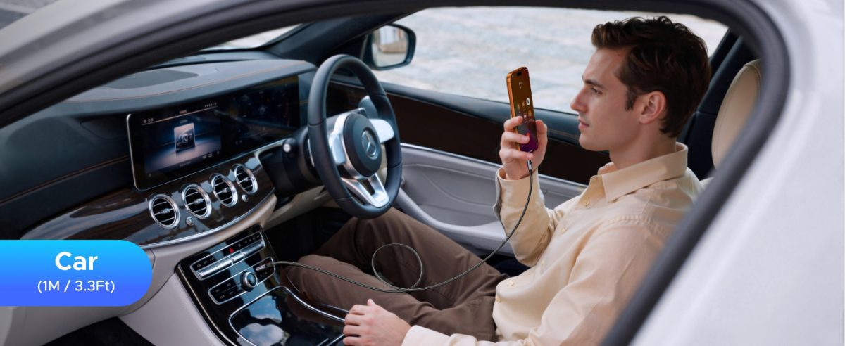 Cáp sạc Type C có màn hình Ugreen 65866 240W, dài 1m 22 Thiết kế bền bỉ, linh hoạt – Sử dụng lâu dài mỗi ngày