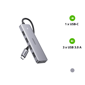 Ugreen 70336 Hub Type-C 4xUSB3.0 Micro-USB 5V2.4A 0.2m – Như Mới