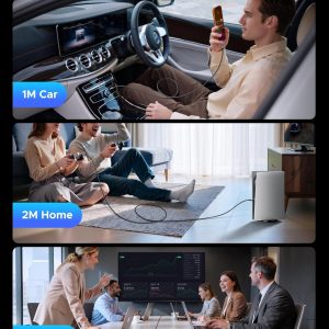 Cáp sạc Type C có màn hình Ugreen 65866 240W, dài 1m 12 Cáp sạc Type C có màn hình Ugreen 65866 240W, dài 1m